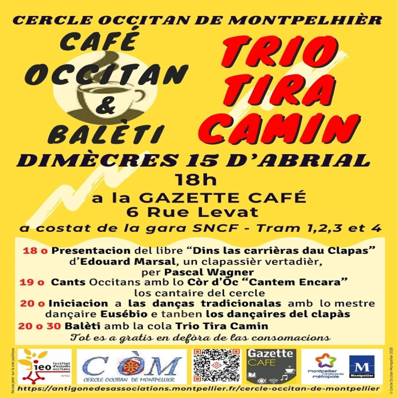 Café occitan à la Gazette café