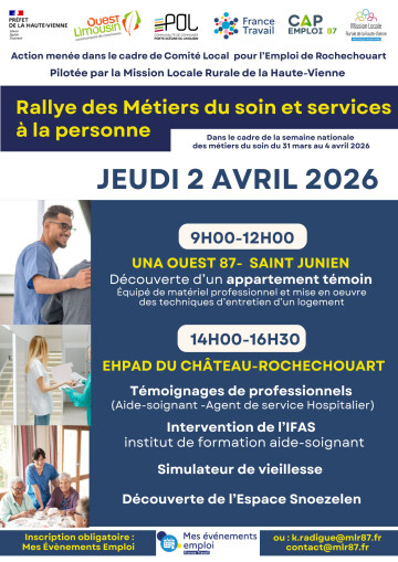 RALLYE DES METIERS DU SOIN ET SERVICES A LA PERSONNE