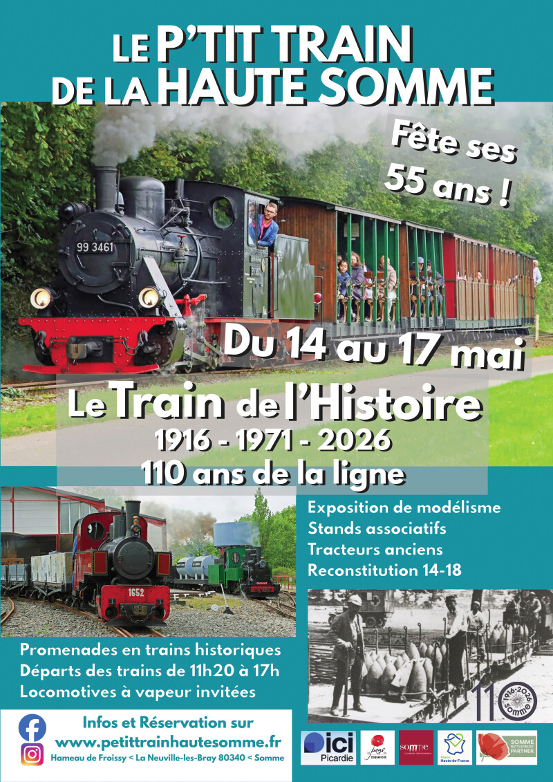 55 ans du P'tit train de la Haute Somme