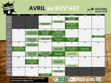 AVRIL au BUV'ART