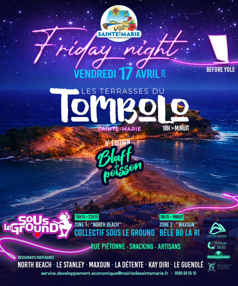 FRIDAY NIGHT AU TOMBOLO "Blaff de poisson" 5ème Édition