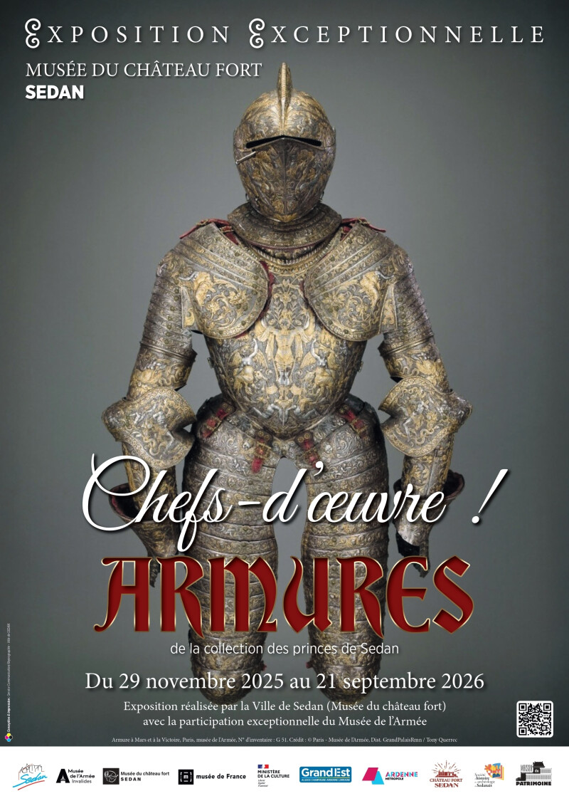 Visite libre de l'exposition « Chefs-d’œuvre ! Armures de la collection des princes de Sedan »