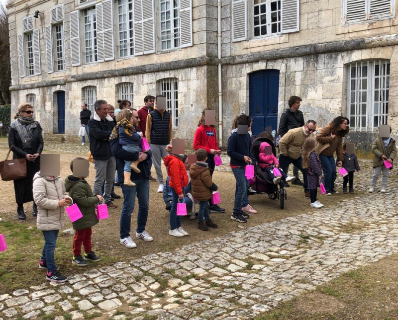 Chasse aux oeufs au Château de Meslay