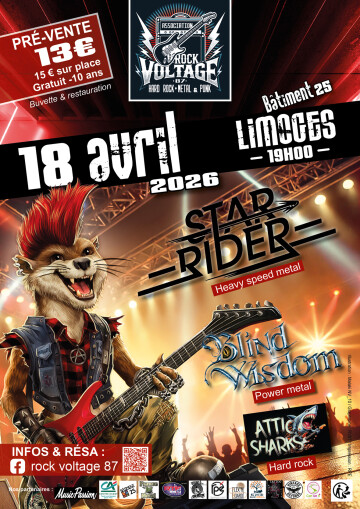 Rock Voltage 87 – #3 – Star Rider + Blind Wisdom + Attic Sharks