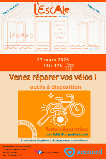 auto-réparation de vélo