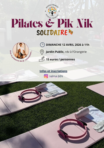 Pilâtes et pique-nique solidaire - Bordeaux - 12 AVRIL 2026 - Dunya Charity