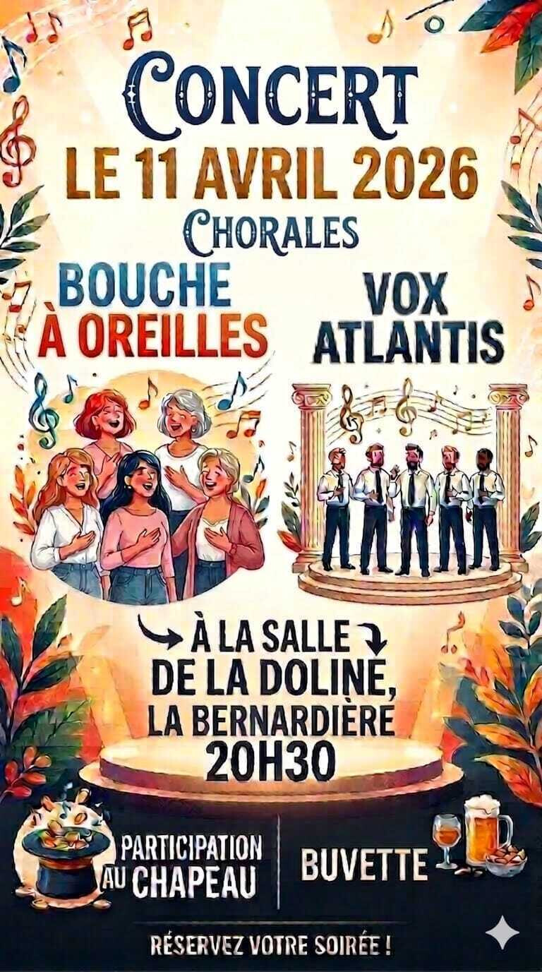 Concert Chorales par l'association Bouche à Oreilles et Vox Atlantis