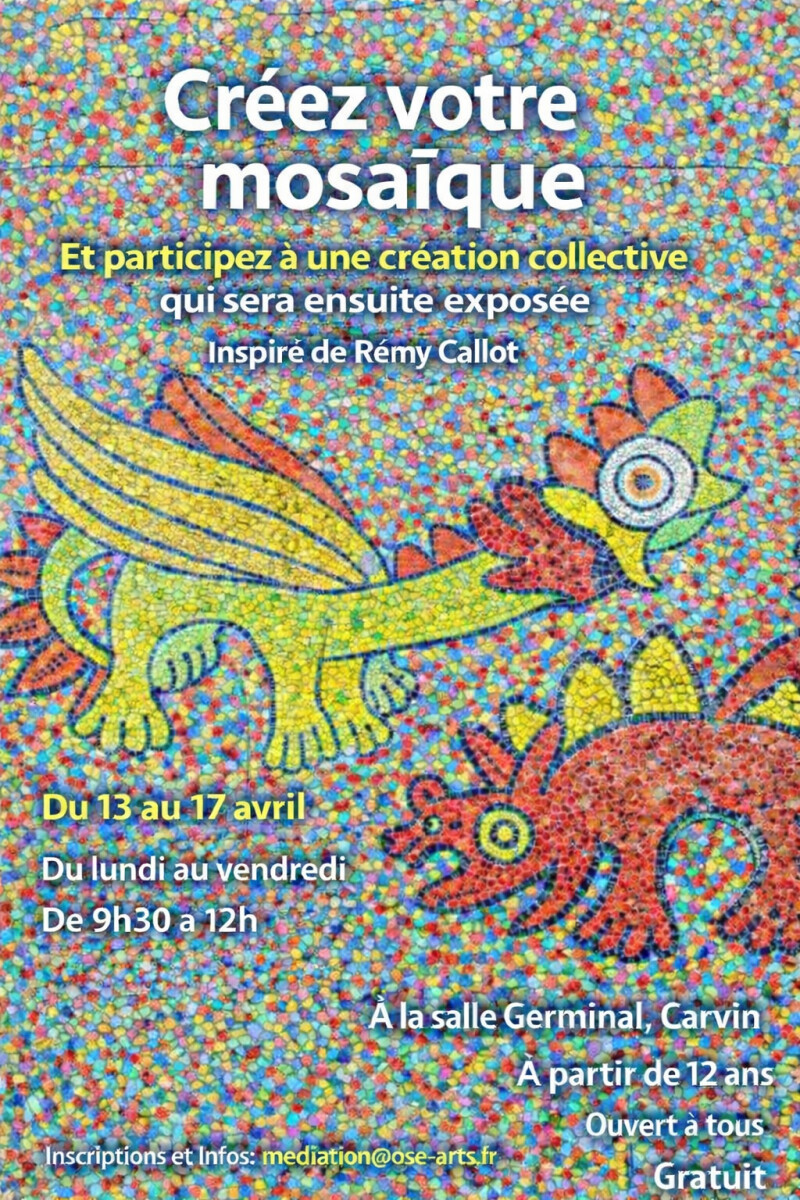 Créez votre mosaïque et participez à une création collective