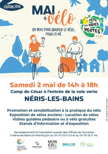 Mai à Vélo et Fête des Voies Vertes
