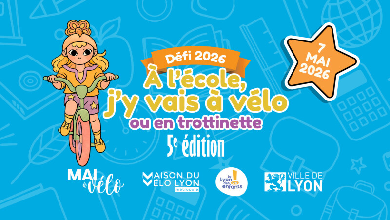 Défi "À l'école j'y vais à vélo ou en trottinette"