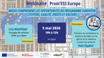 Comprendre les opportunités du programme européen Citoyens, Egalité, Droits et Valeurs (CERV)