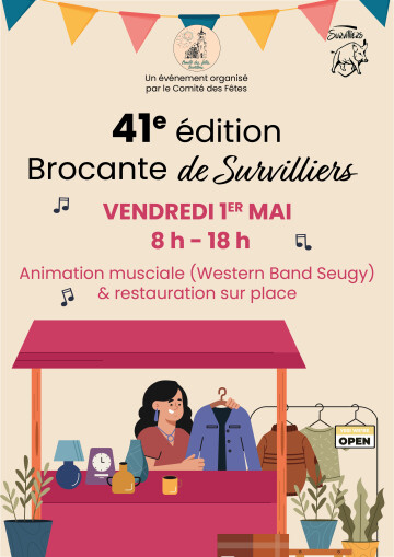 41ème édition de la brocante de Survilliers