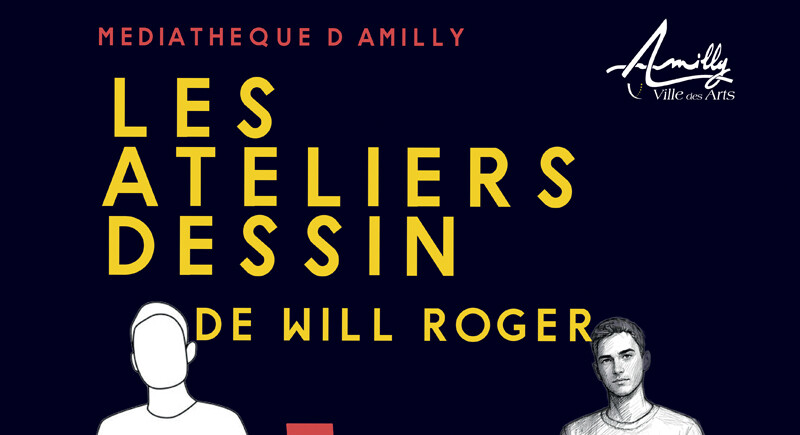Les ateliers DESSIN de Will Roger à la médiathèque - Atelier Initiation