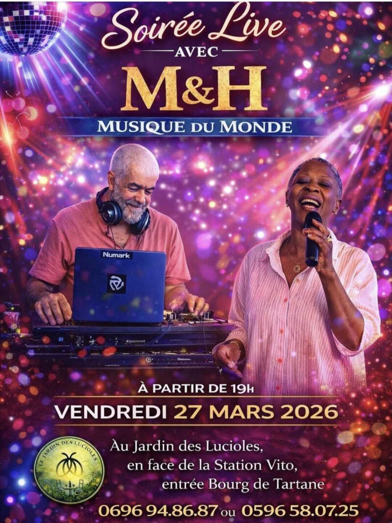 SOIREE LIVE AU JARDIN DES LUCIOLES