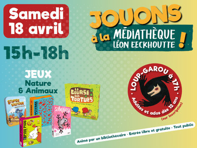 Jouons à la médiathèque !