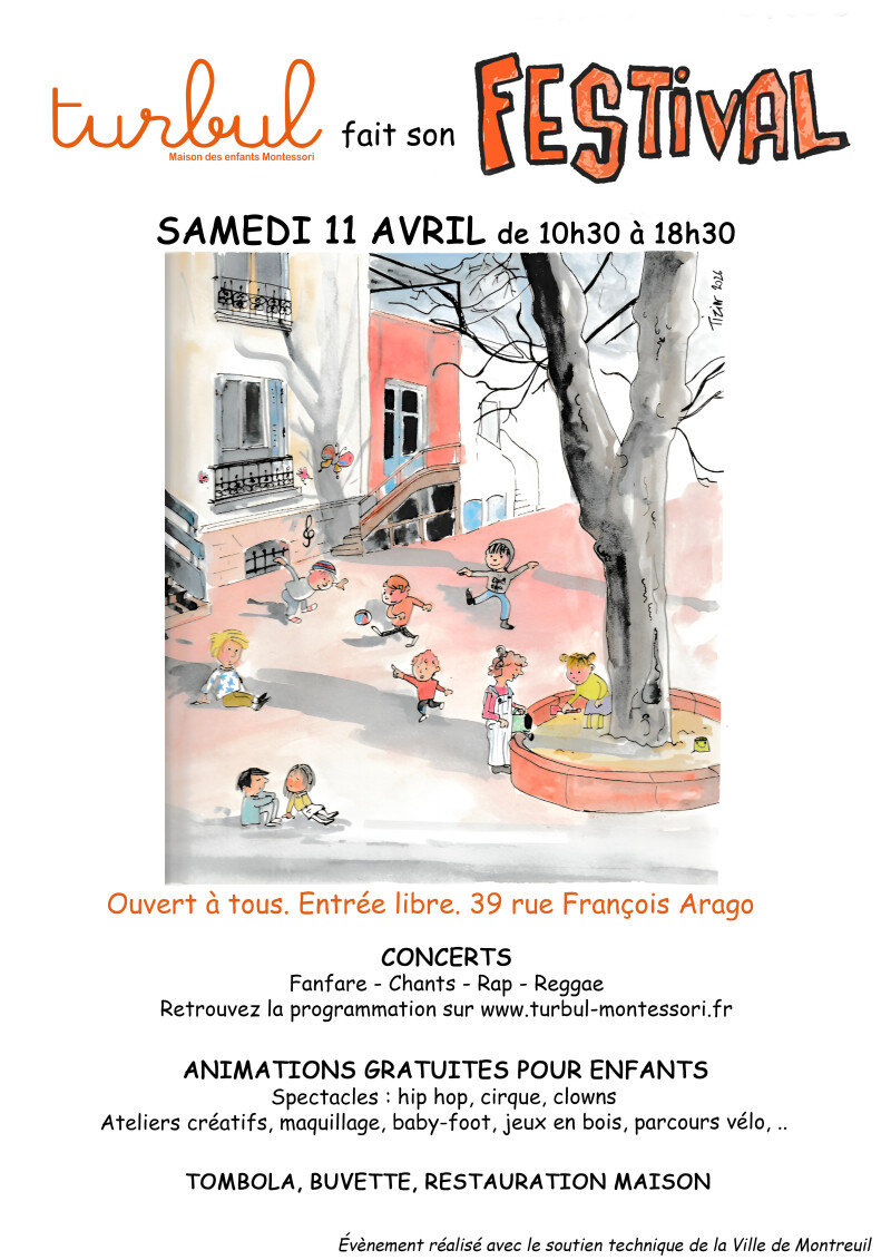 Turbul fait son festival le samedi 11 avril dans la rue Arago