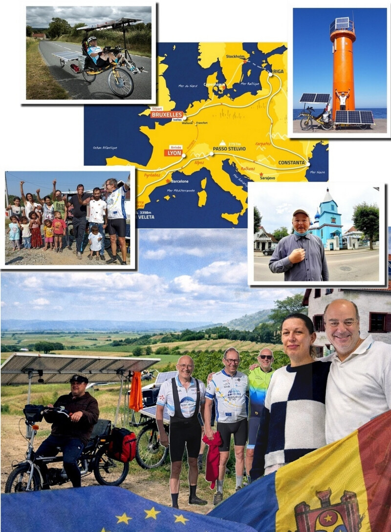 Voyager à vélo solaire à travers l'Europe