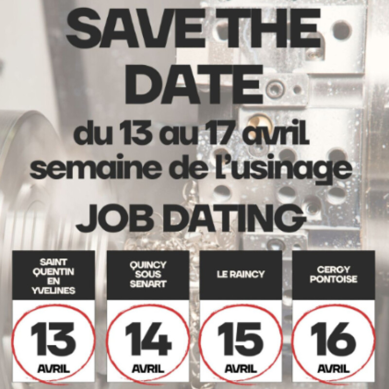 Semaine de l'usinage - Jobdating
