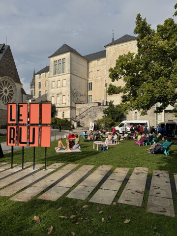 Animations en continu dans le jardin des Beaux-Arts