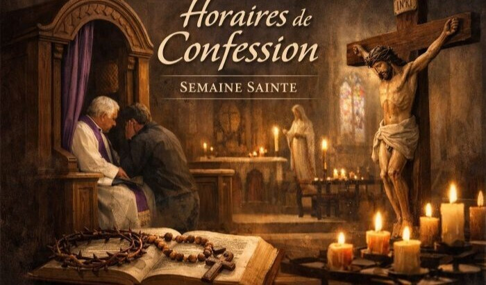 Triduum pascal / horaires des confessions