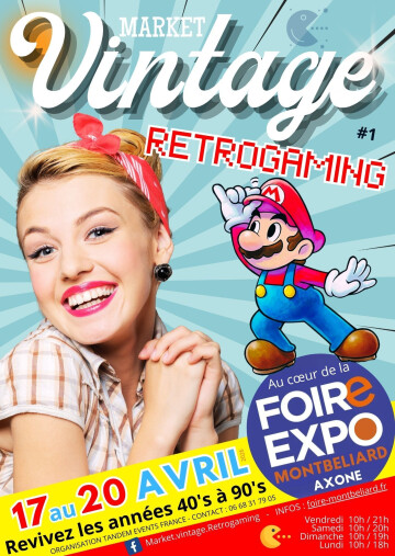 Market vintage & rétrogaming