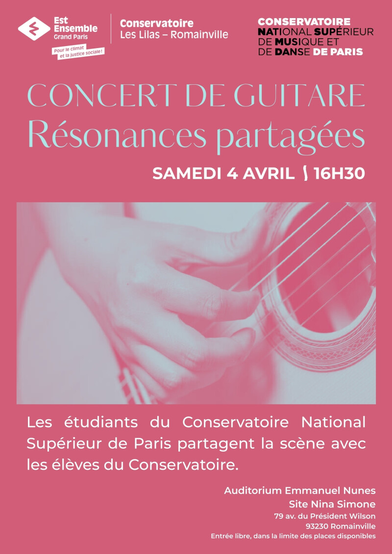 Résonances partagées - Concert de guitare