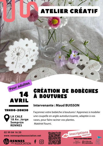 Atelier créatif : création de bobèches à bouture