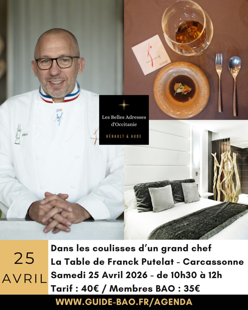 Dans les coulisses d'un grand chef / Franck Putelat à Carcassonne