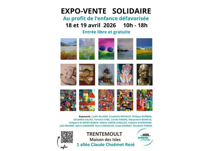 Expo-vente solidaire des Amis des Enfants du Monde