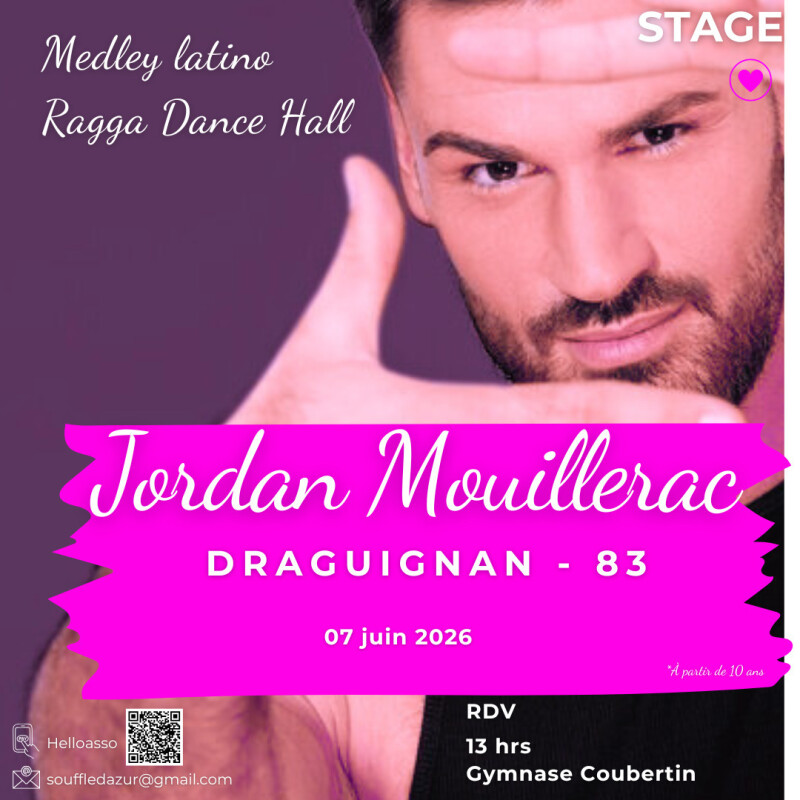 Stage de danse avec Jordan Mouillerac de Danse avec les stars