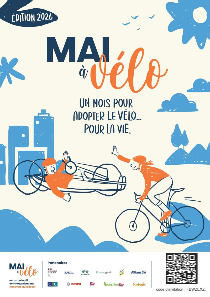 Challenge Mai à vélo 2026 pour l'institution Sainte Marie