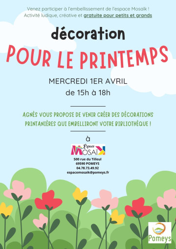 Décoration de Printemps !
