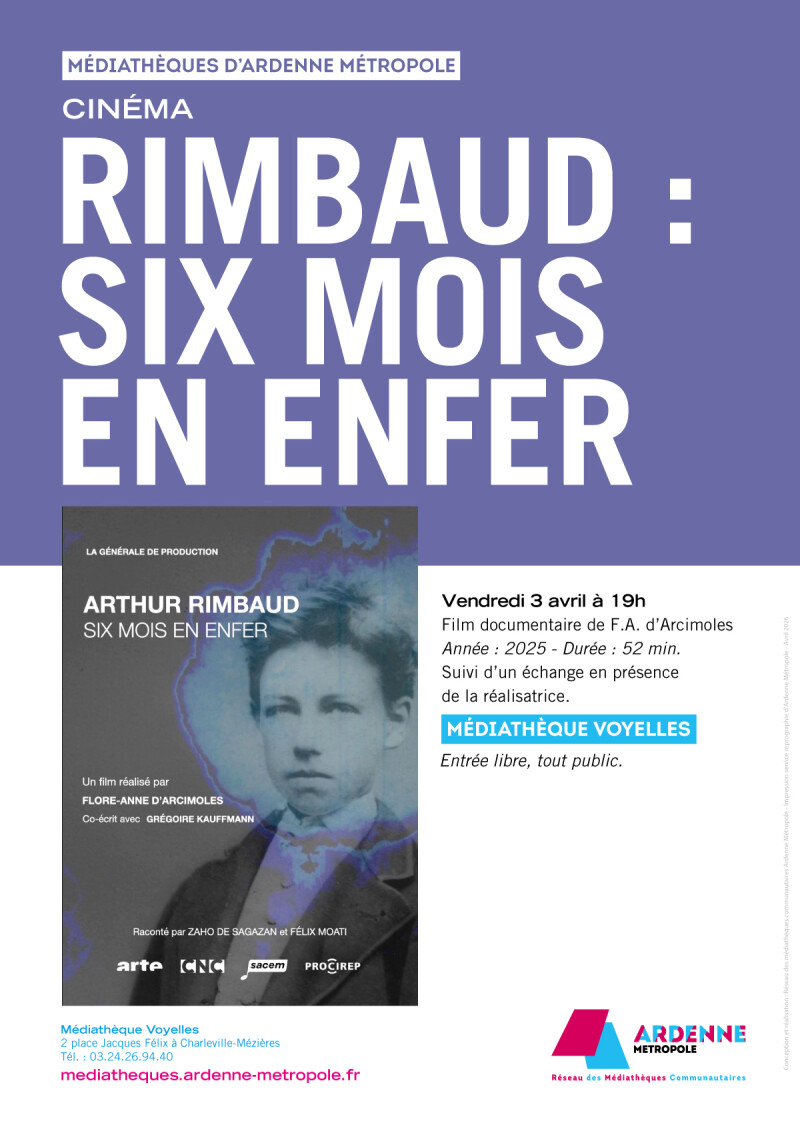 Rimbaud : six mois en enfer - Médiathèque Voyelles