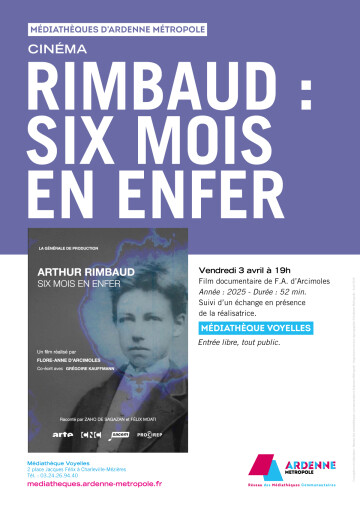 Rimbaud : six mois en enfer - Médiathèque Voyelles