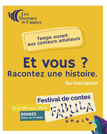 Scène ouverte 8 & 9 mai 2026 : Conteurs amateurs - sur inscription - Festival Fabula