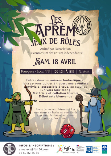 Les aprèm' Jeux de Rôles