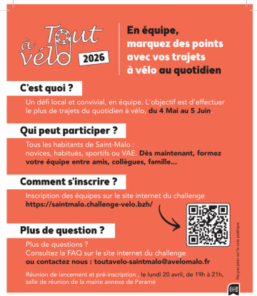 Challenge Tout à Vélo Saint-Malo 2026