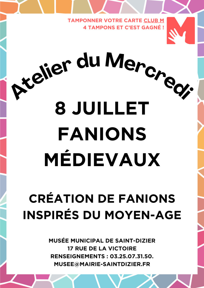 Atelier du Mercredi : fanions médiévaux