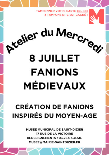 Atelier du Mercredi : fanions médiévaux