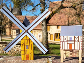 Atelier famille "A vos moulins !" à la Commanderie d'Arville