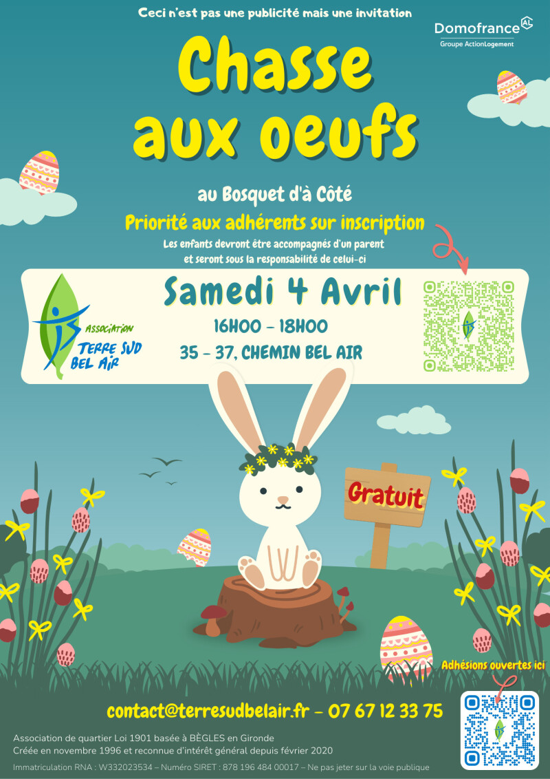 Chasse aux Œufs du Quartier Terre Sud - Bel Air