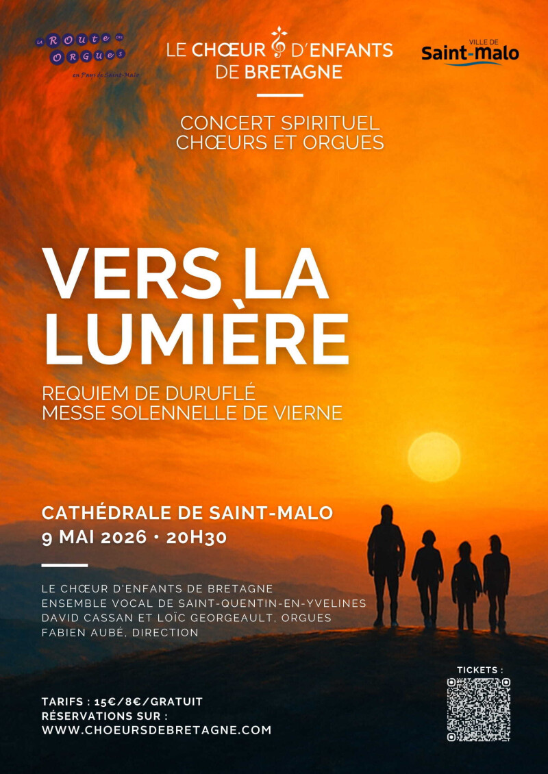 Concert chœur et orgues : Vers la lumière !