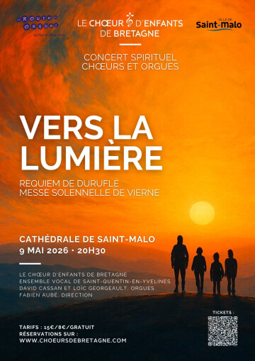 Concert chœur et orgues : Vers la lumière !