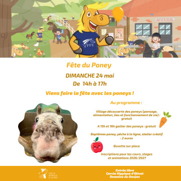 Fête du Poney au Cercle Hippique d'Olivet
