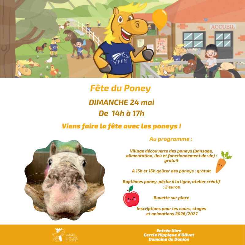 Fête du Poney au Cercle Hippique d'Olivet