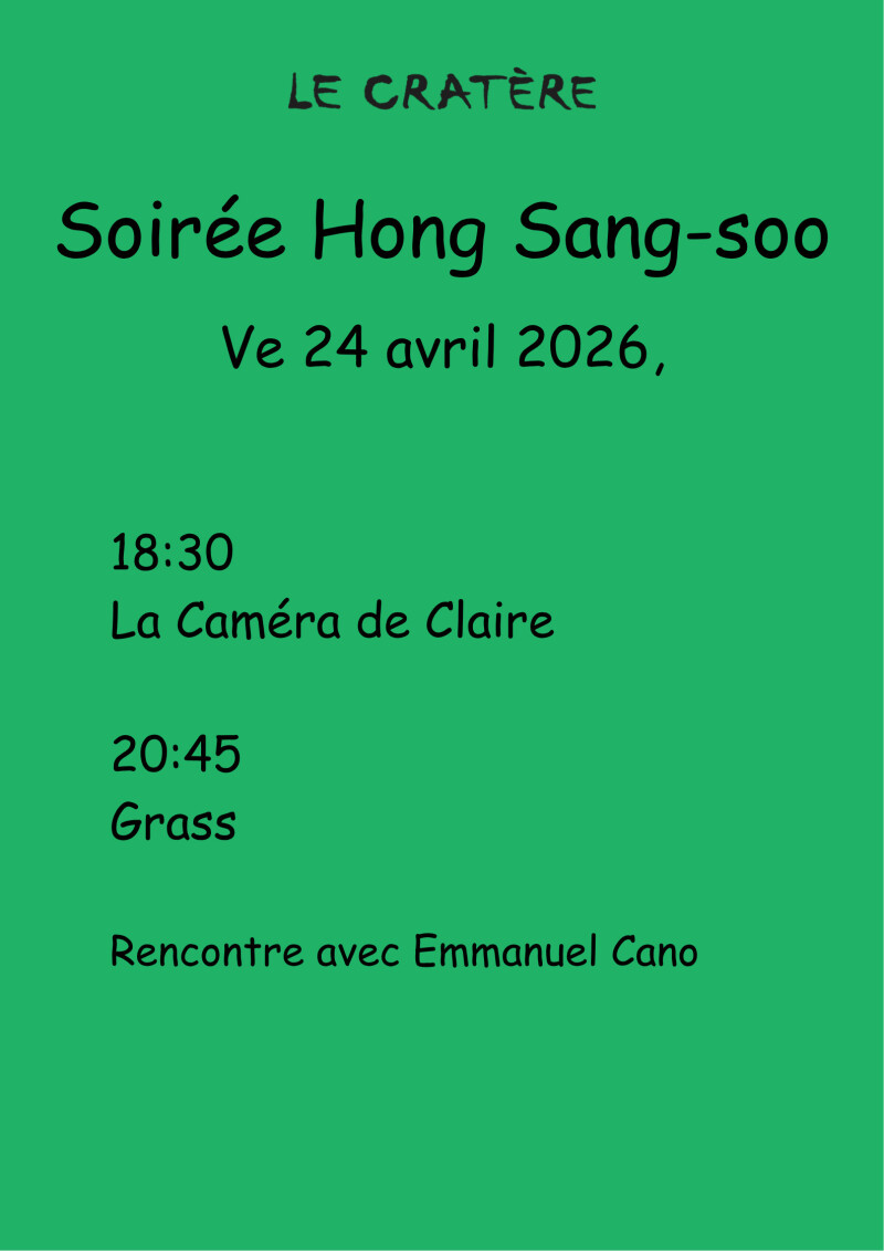 Soirée Hong Sang-soo