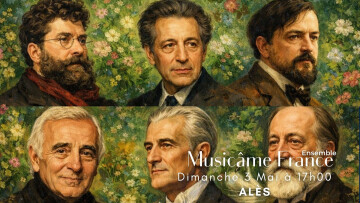 Concert à Alès: Debussy, Ravel, Bizet, Aznavour, Saint-Saëns, Dutilleux
