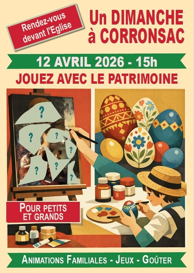 "Un dimanche à Corronsac" pour jouer avec le patrimoine