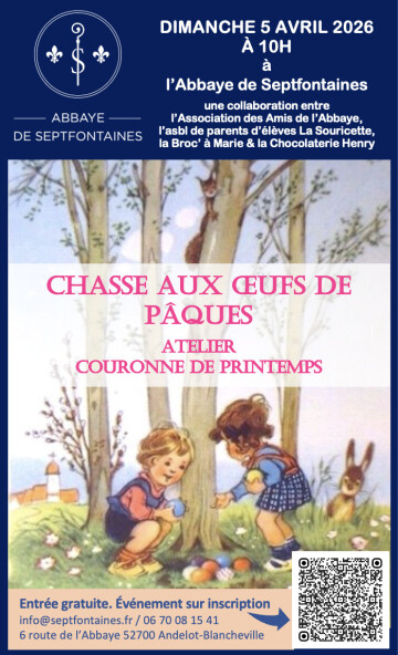 Chasse aux oeufs et Atelier couronne de printemps