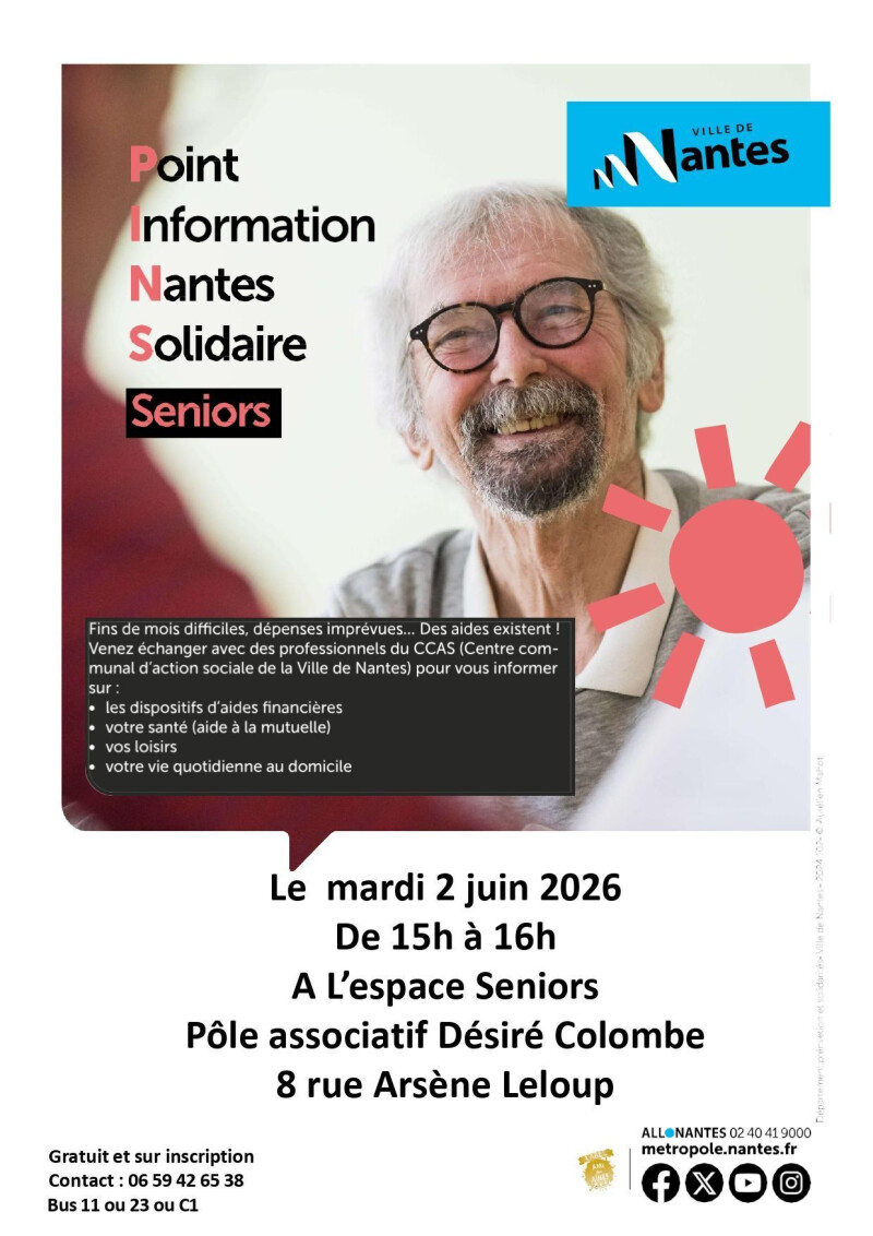 Point information Nantes Solidaire Seniors
